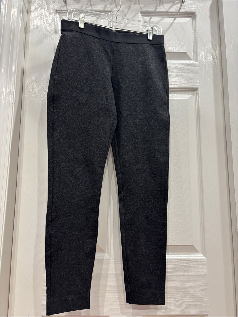 J. Crew Black Ponte Jeggings with Smooth elastic Waistband.